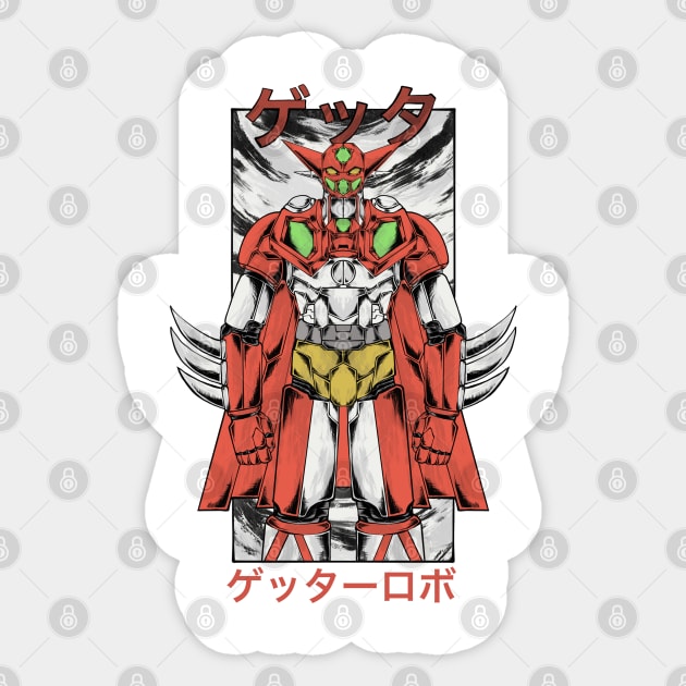 Getter robo Sticker by Amartwork